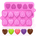 HKNMTT Snowflake Christmas Silicone Mold 12 Cavity 6 Shapes for Holiday Soap Chocolate Cocoa Bomb Ice Candy Oreo Covered Jello Xmas Winter Wax, Oven Safe Baking Frozen Moulds DIY Candle Craft Set