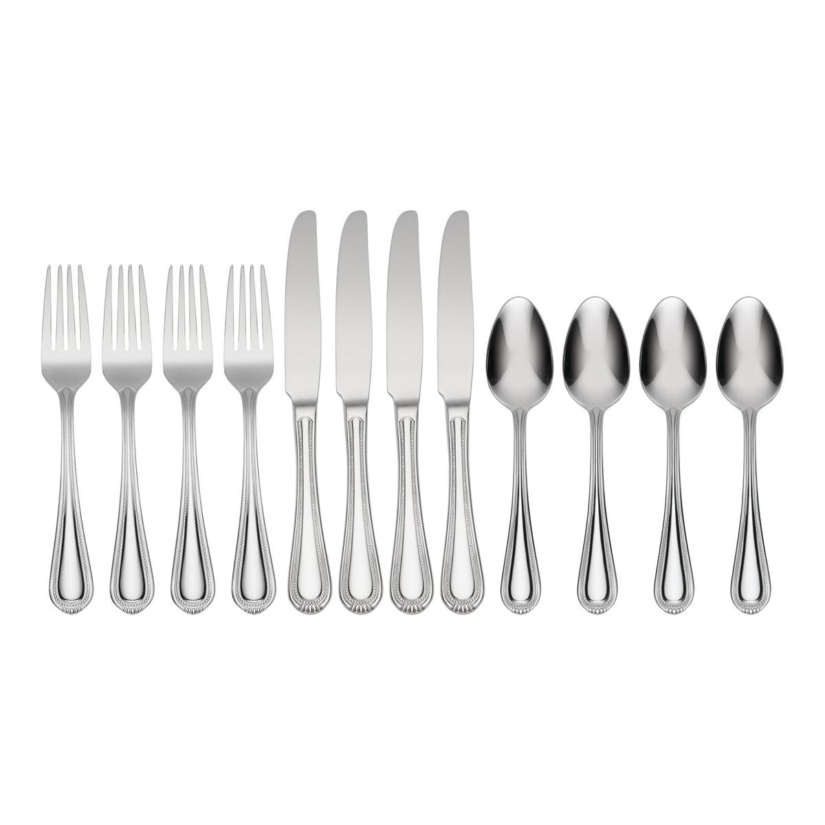 Oneida Countess 45-Piece 18/0 Silverware Set for 8, Flatware