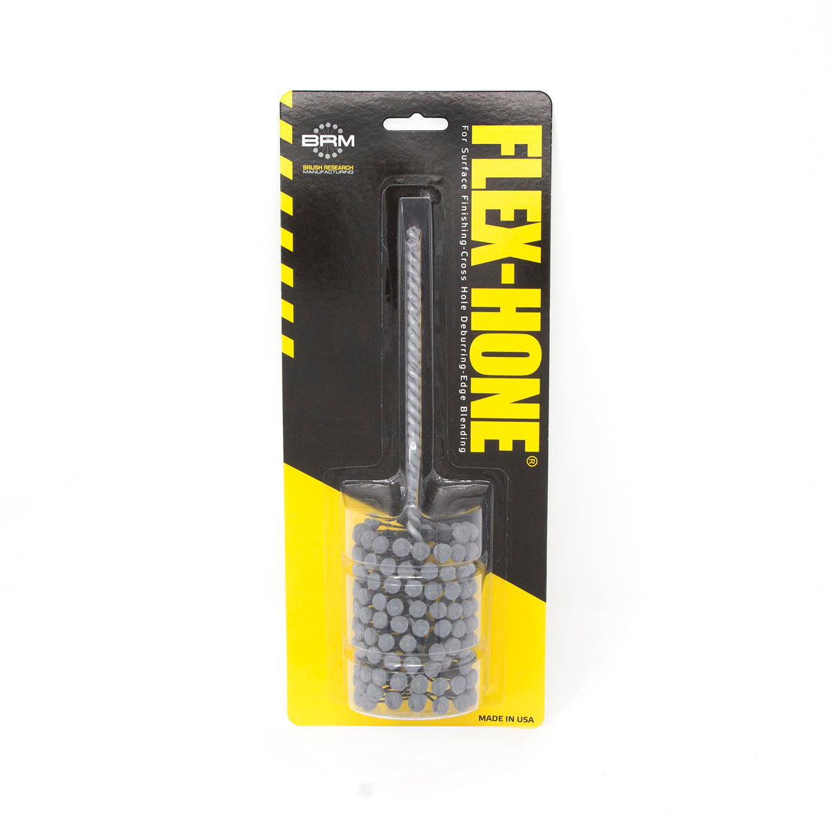Brush Research BC20012 FLEX-HONE®, 2" (50.8mm) Diameter, 120 Grit, Silicon Carbide, For Mild Steel, Stainless Steel, Cast Iron and Softer Ferrous Materials