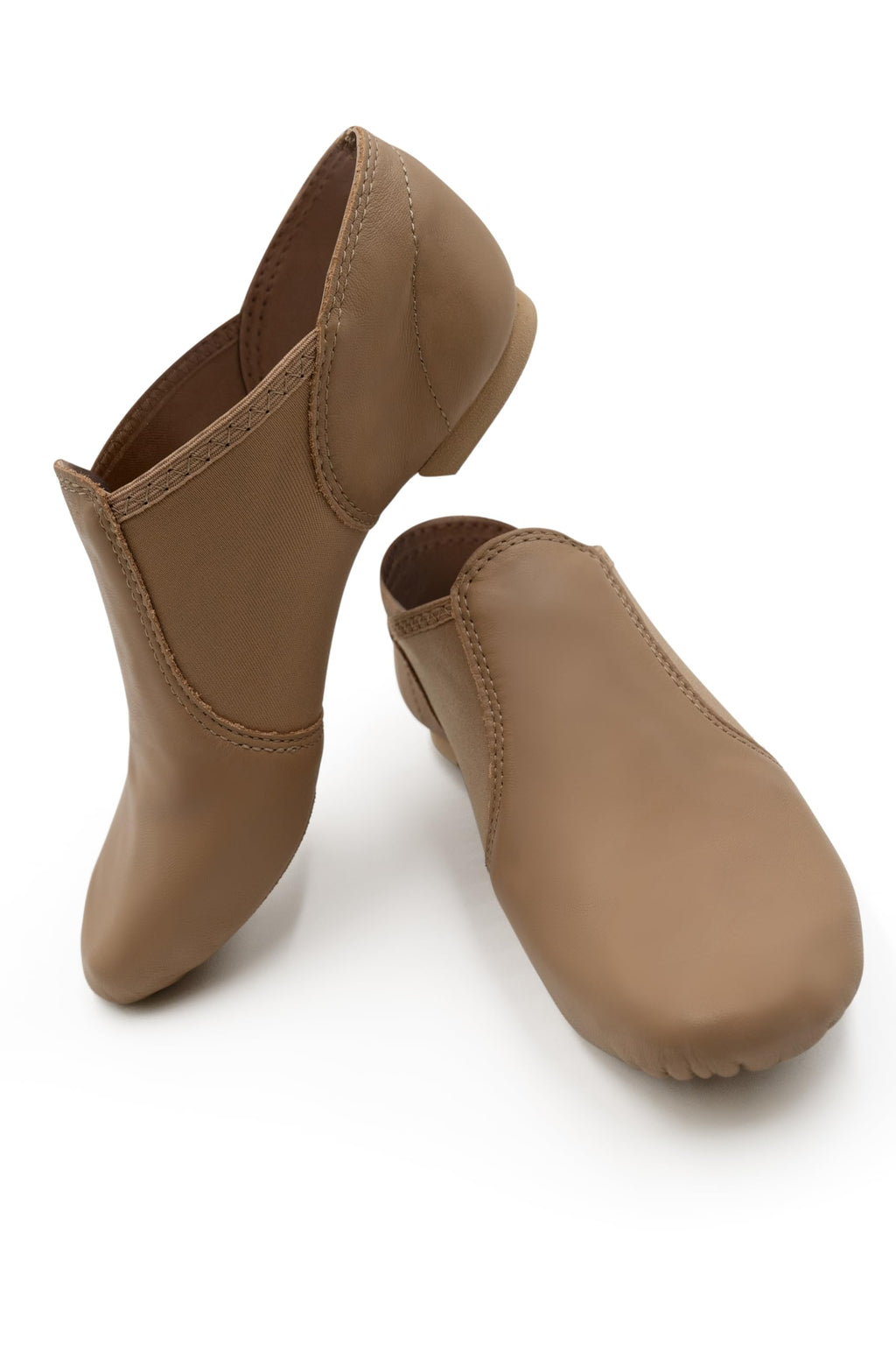 Capezio E-Series Jazz Slip On, Caramel, 16 M