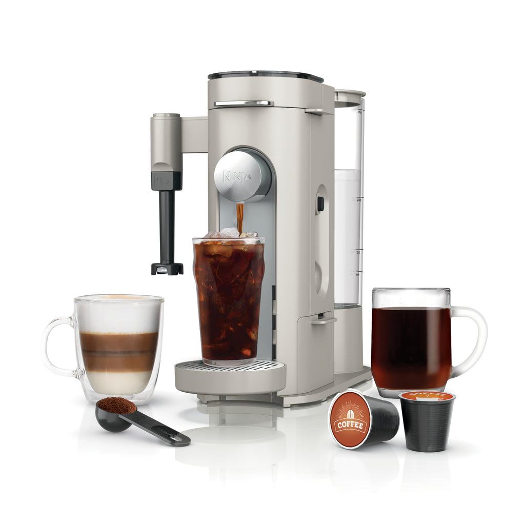 Ninja Pod & Grounds XL Coffee Maker, K-Cup Compatible, Denim Blue, PB055ABL