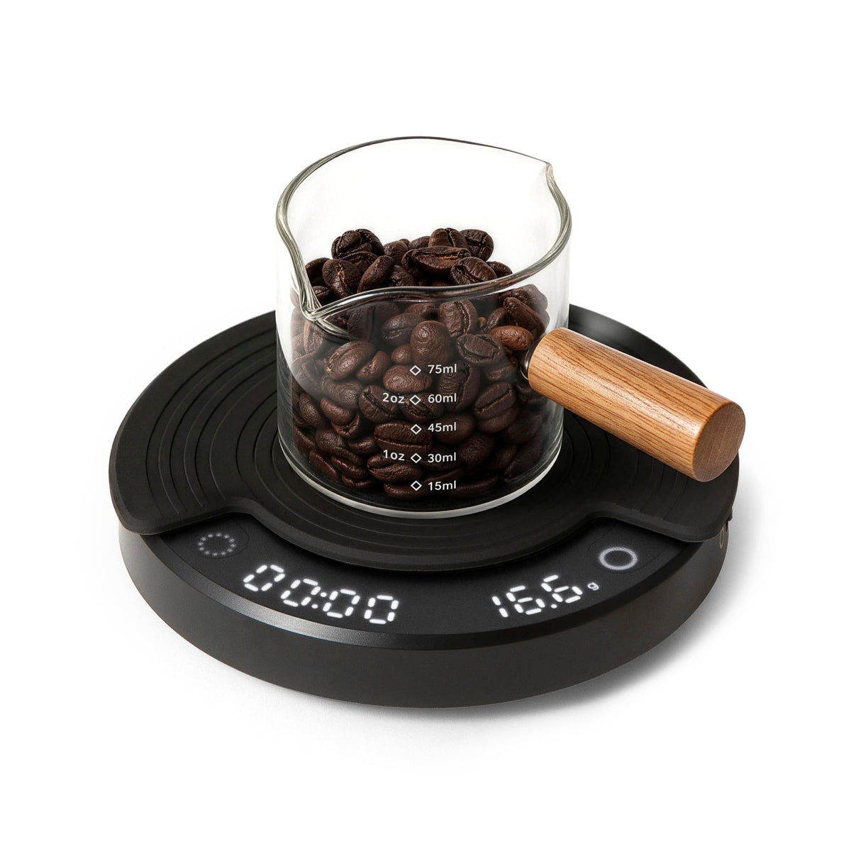 OutIn Claro Portable Coffee Scale, Timer Function, Rechargeable