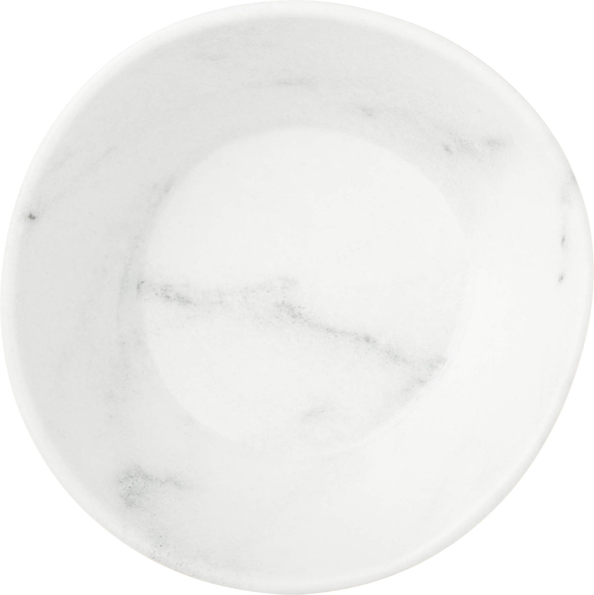 Carlisle FoodService Products Ridge Reusable Plastic Bowl Soup Bowl for Home and Restaurant, Melamine, 8 Ounces, Cement, (Pack of 24)