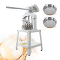 Yokoma Commercial 18PCS Dough Divider Vertical Manual 18PCS Dough Divider Manual Doughs Dividing Cutting Machine with 2 Stainless Steel Basins for Commercial Baking, 2.2-11.29oz(60-320g) Weight Range