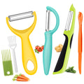 Senbowe Upgrade Potato Peeler for Kitchen, 6PCS Stainless Steel Vegetable Peeler, I and Y Veggie Food Peeler for Apple Fruit Carrot Zucchini Cucumber,Good Grip Makes Peeling Very Easy