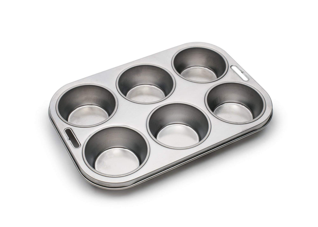 Fox Run Stainless Steel Mini Muffin & Cupcake Pan, 24 Mini Cups Baking Pan