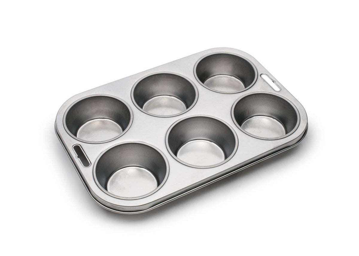 Fox Run Stainless Steel Mini Muffin & Cupcake Pan, 24 Mini Cups Baking Pan