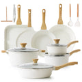 SENSARTE 23 PCS Non Toxic Ceramic Cookware Set, Non Stick Pots and Pans,