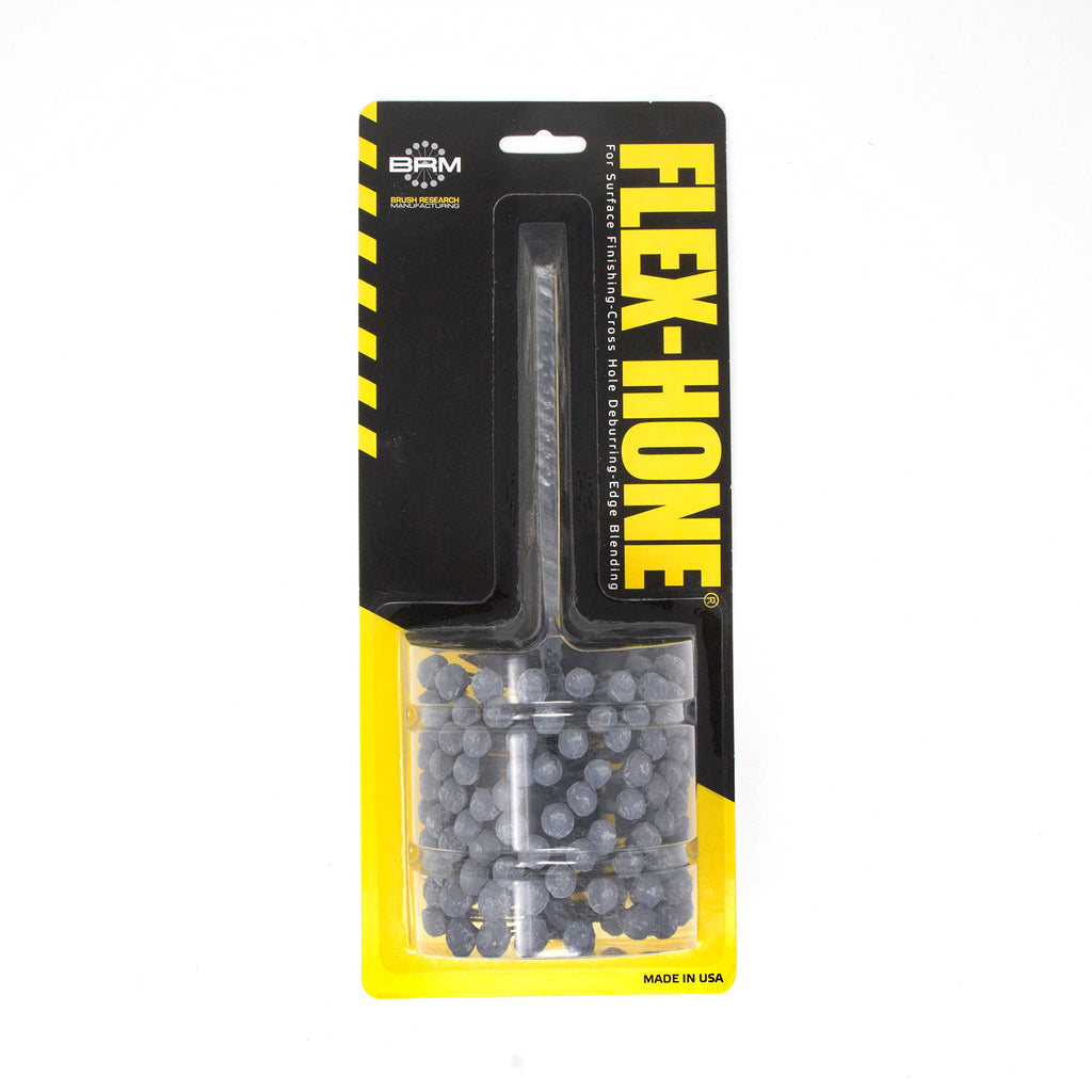 Brush Research BC30024 FLEX-HONE®, 3" (76.2mm) Diameter, 240 Grit, Silicon Carbide, For Mild Steel, Stainless Steel, Cast Iron and Softer Ferrous Materials