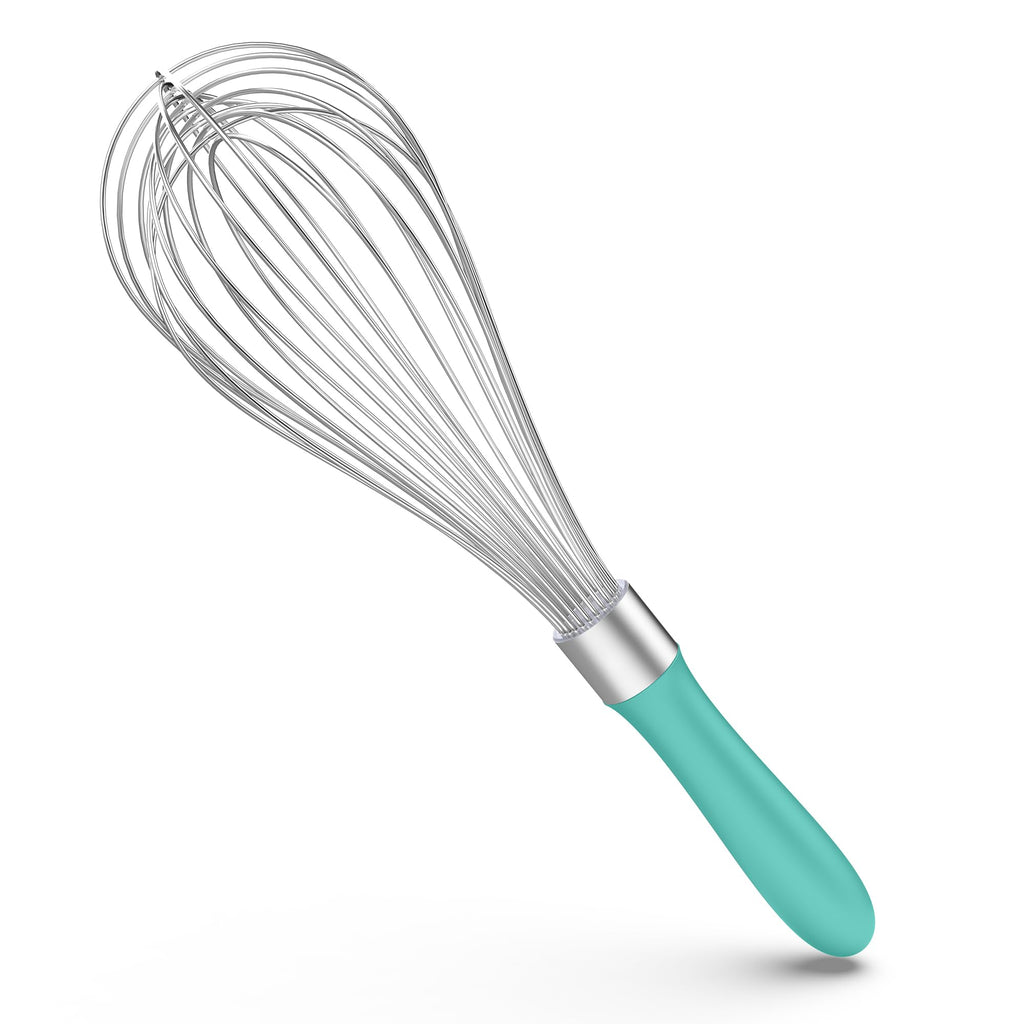 U-Taste Wire Whisk for Cooking, 18/10 Stainless Steel Balloon Wisk,S/Purple