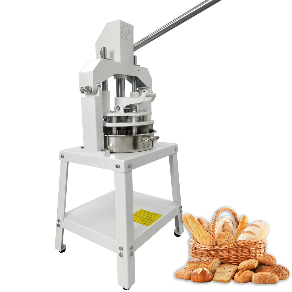 TECHTONGDA Commercial Dough Divider Rounder Machine Manual 18PCS Dough Cutter Hand Press Bread Bakery Dough Dividing Machine