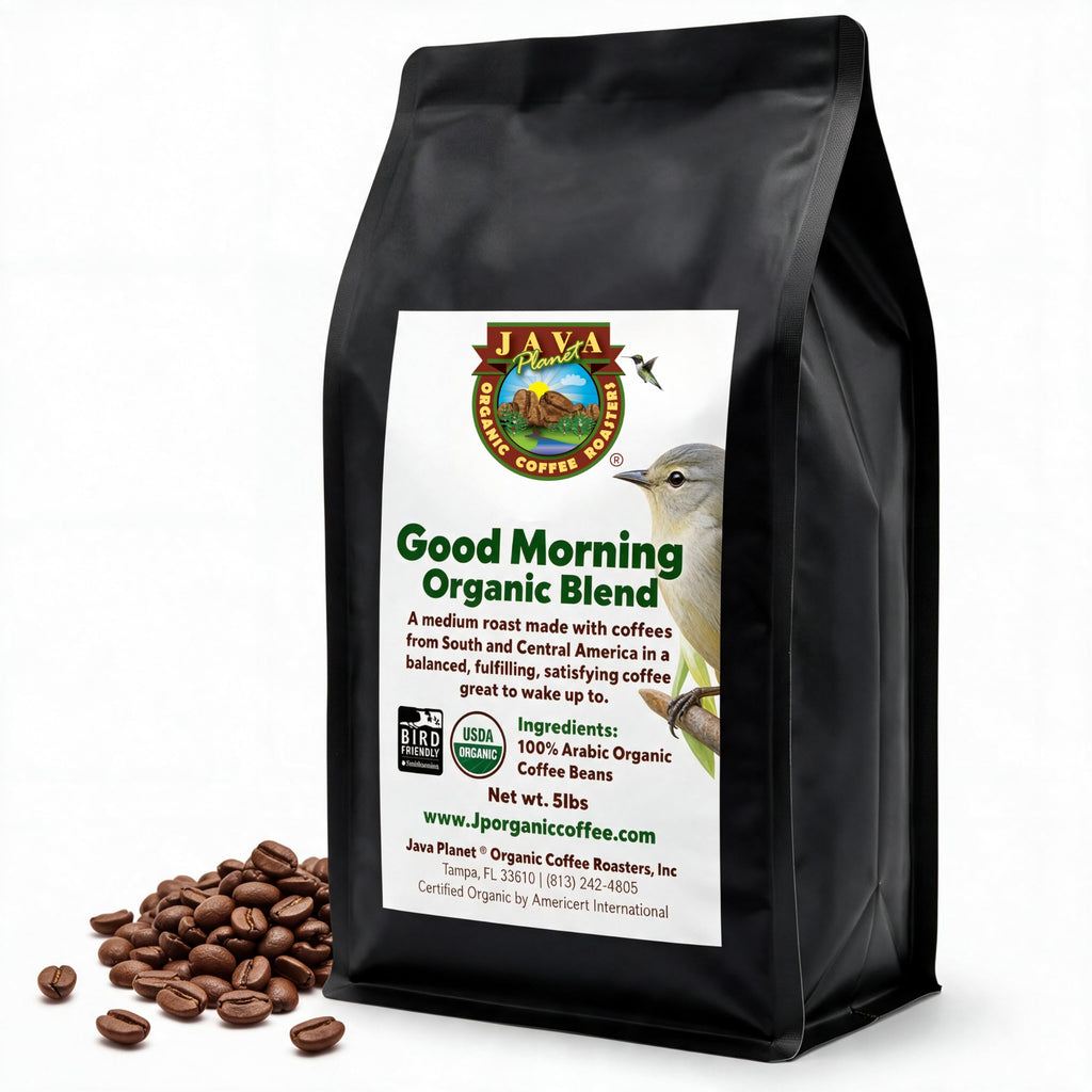 Java Planet Low Acid Organic Papua New Guinea Whole Bean Coffee 16oz