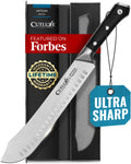 Cutluxe Butcher Knife 10" Bullnose Carving Knife for Meat – German Steel