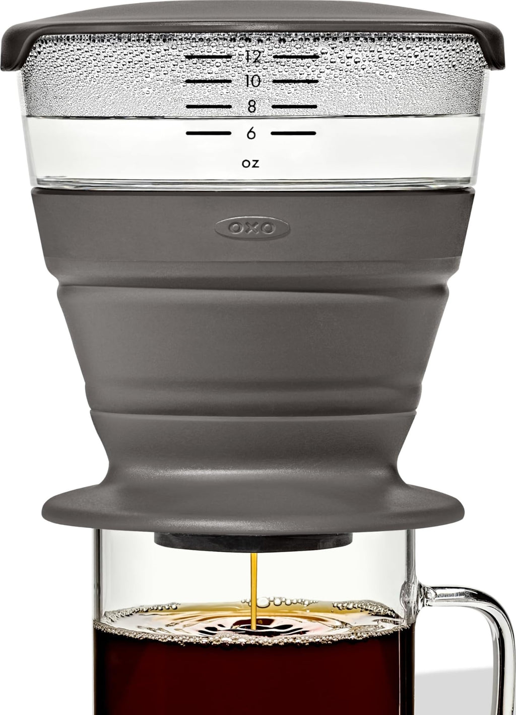 OXO Brew Collapsible Pour-Over Travel Coffee Maker with Storage Case