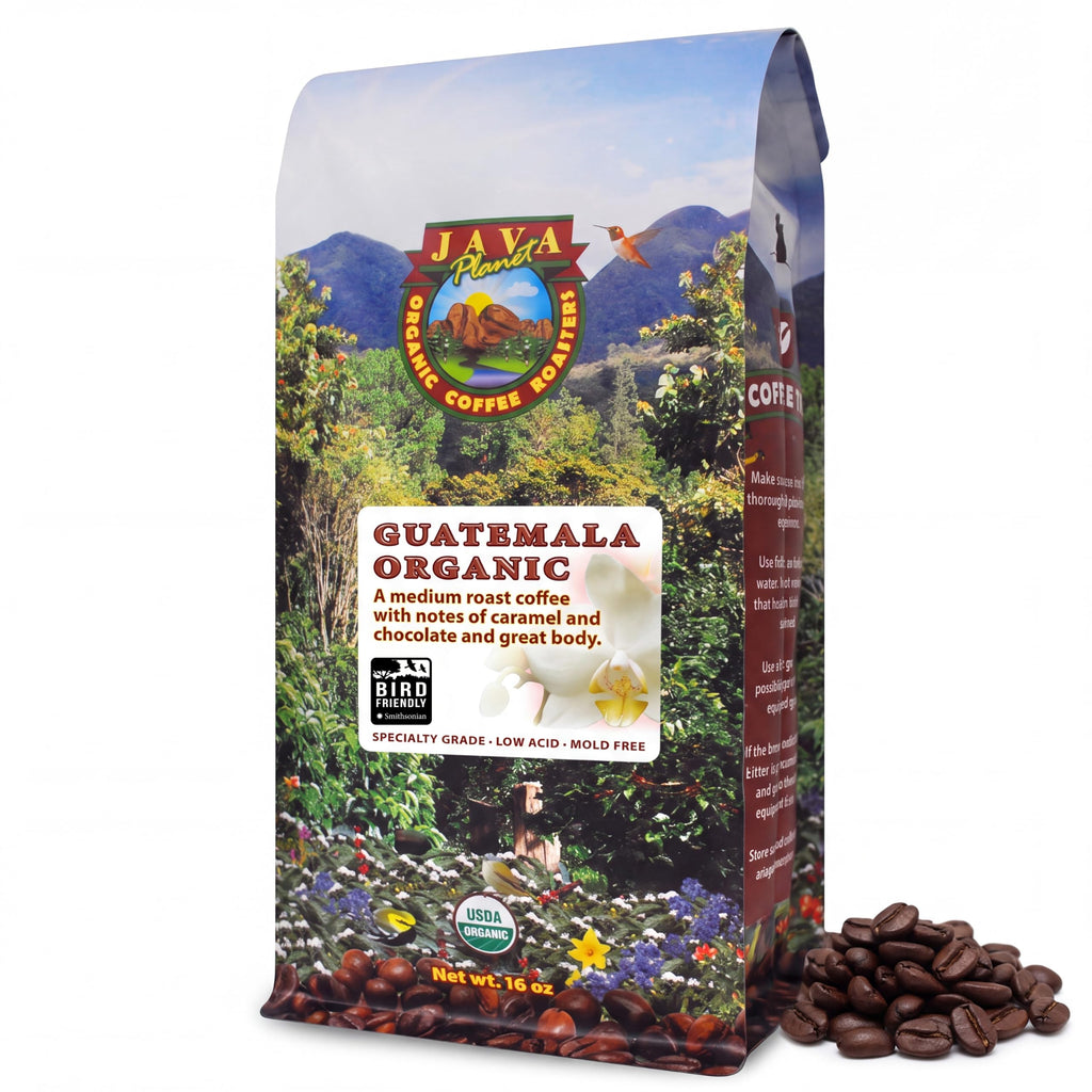 Java Planet Low Acid Organic Papua New Guinea Whole Bean Coffee 16oz