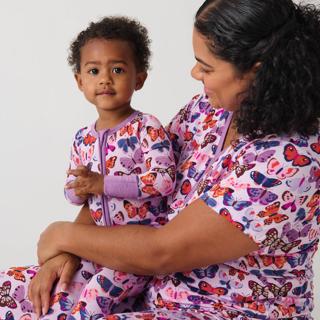 Little Sleepies Baby Pajamas, Butterfly Kisses, 18-24 months