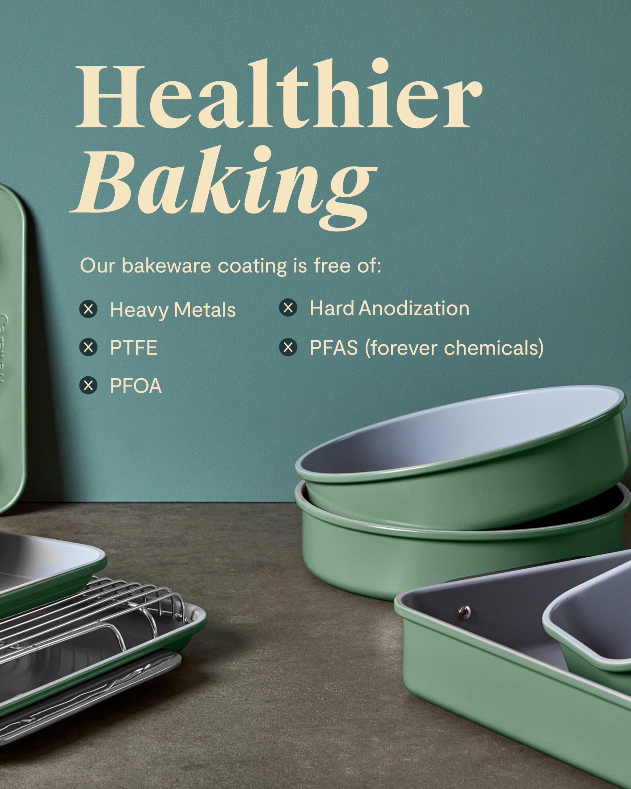 Caraway Non-Stick Ceramic Baking Sheet Duo