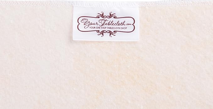 Yourtablecloth Heavy Duty Vinyl Round Fitted Tablecloth (Table Cover) with Flannel Backing Vibrant Colors Elasticized Tablecloth Great for Indoor and Outdoor Dining and Playing Cards 36” Ruby Red