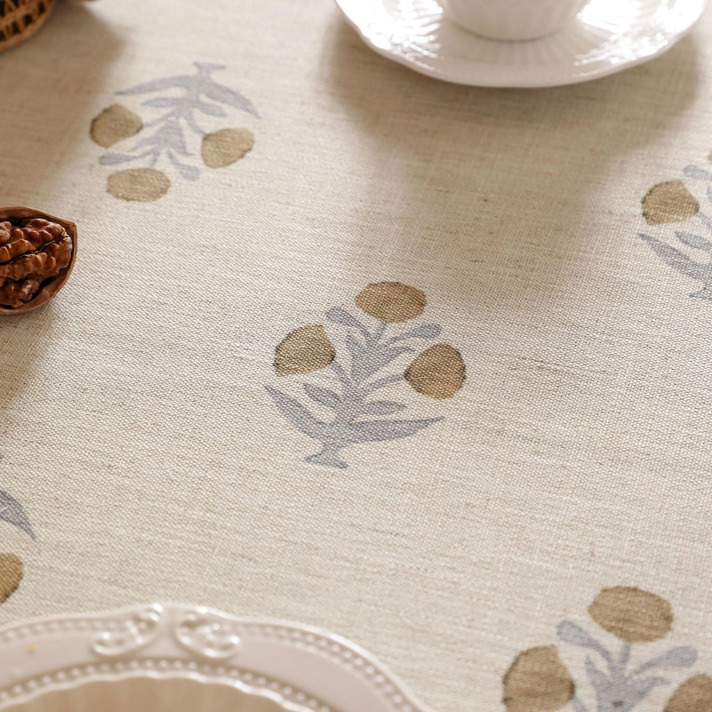 patdrea Vintage French Linen Tablecloth,Rectangular,110"x63"-Istana A