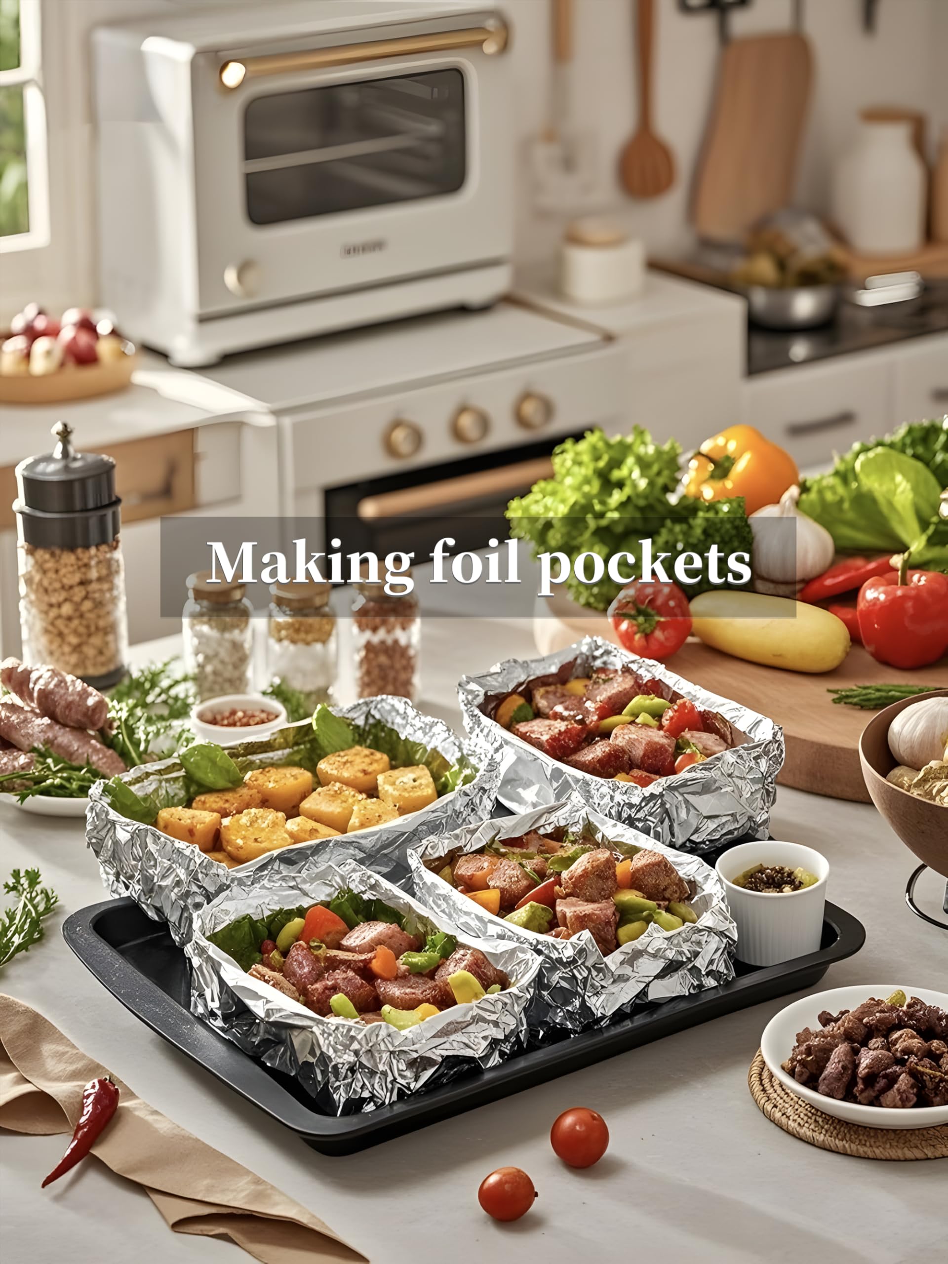 Miktomeh Standard Aluminum Foil 12" x 500 Sq Ft