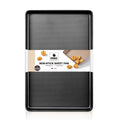 HONGBAKE Jelly Roll Pan 15x10, Cookie Sheets for Baking with Diamond Texture, Baking Sheets Non Stick, Non Toxic Oven Trays for Cooking, Heavy Duty 57% Thicker Carbon Steel, Dark Gray