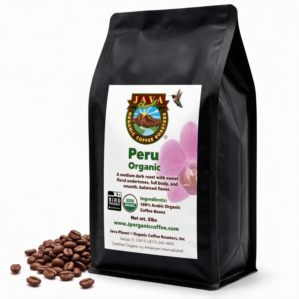 Java Planet Low Acid Organic Papua New Guinea Whole Bean Coffee 16oz