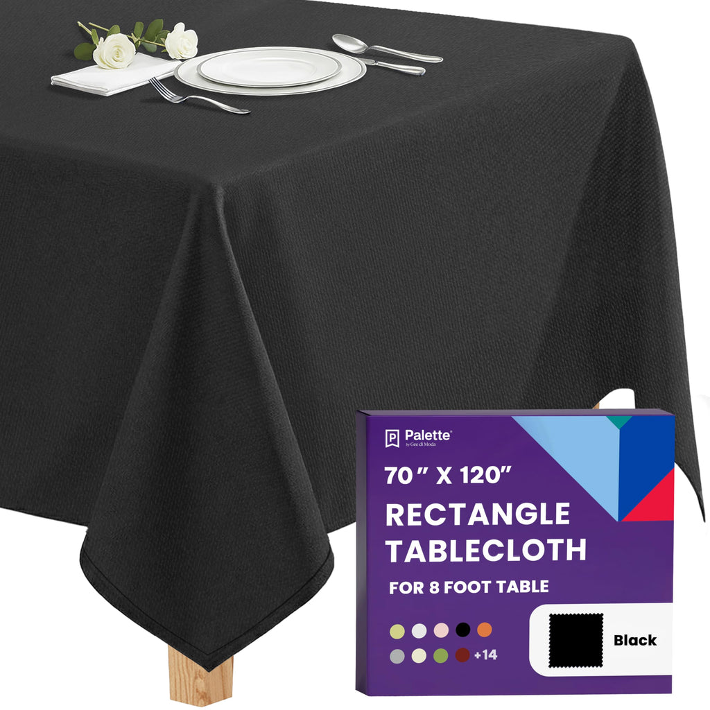 Gee Di Moda Rectangle Tablecloth - 70 x 120 Inch Royal Blue Table Cloth for 6 or 8 Foot Rectangle Tables - Heavy Duty Washable Fabric - for Holiday Party, Dinner, Weddings, Baby Shower & Events
