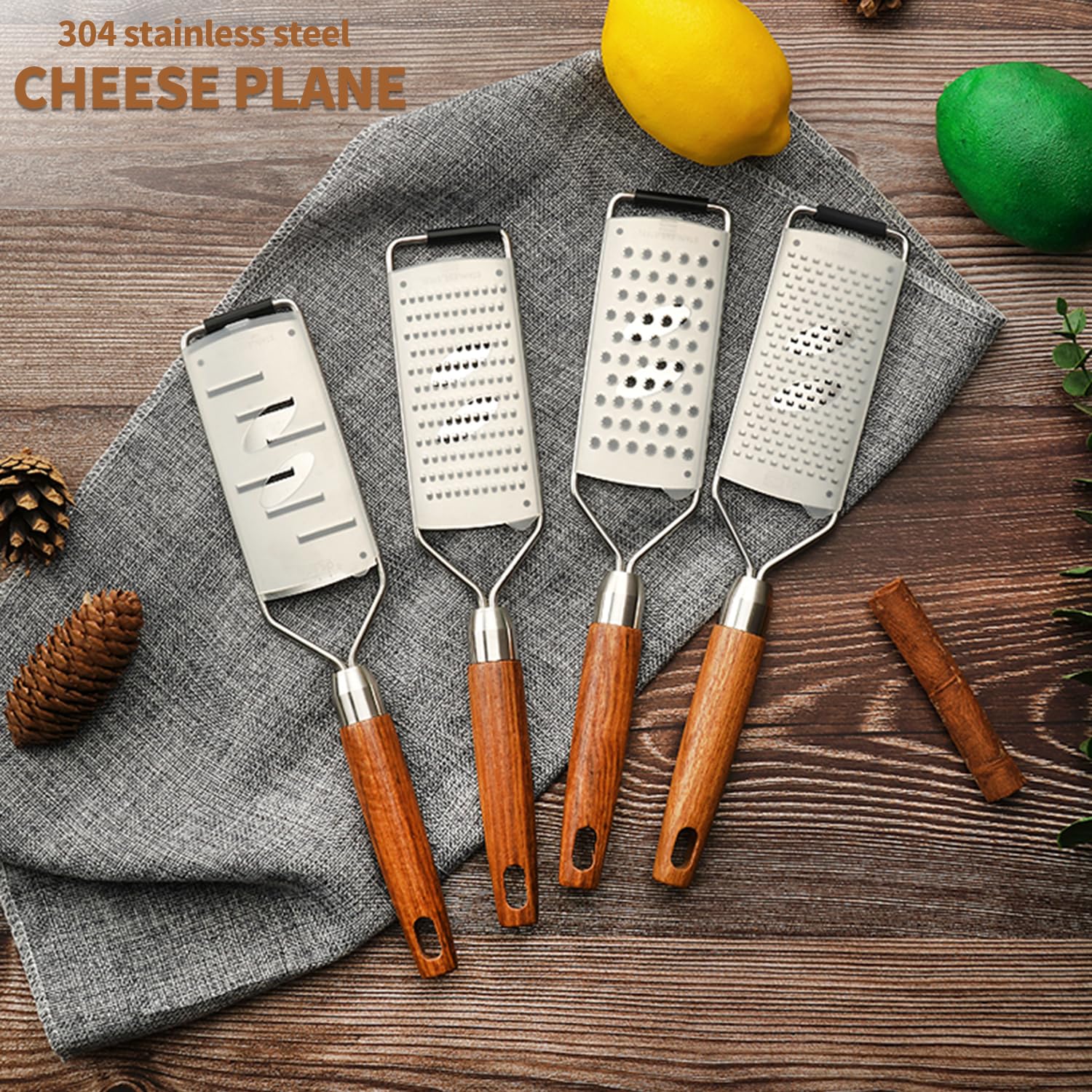 AGIgear Professional Multi-Purpose Stainless Steel Cheese Grater