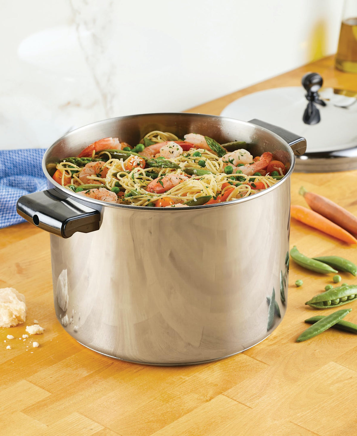 Farberware Classic Series Stainless Steel Stock Pot with Lid, 8-Quart