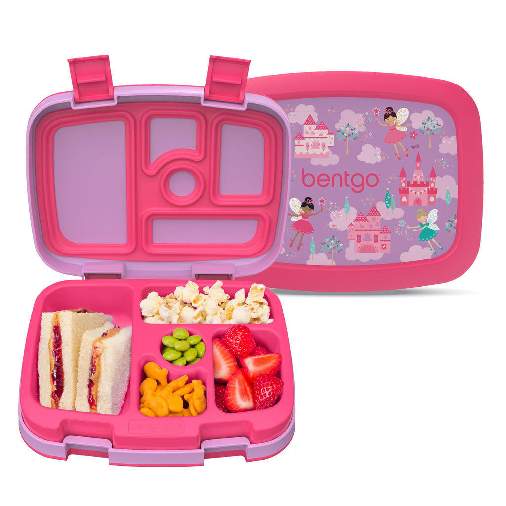 Bentgo Kids Prints Leak-Proof 5-Compartment Bento-Style Kids Lunch Box