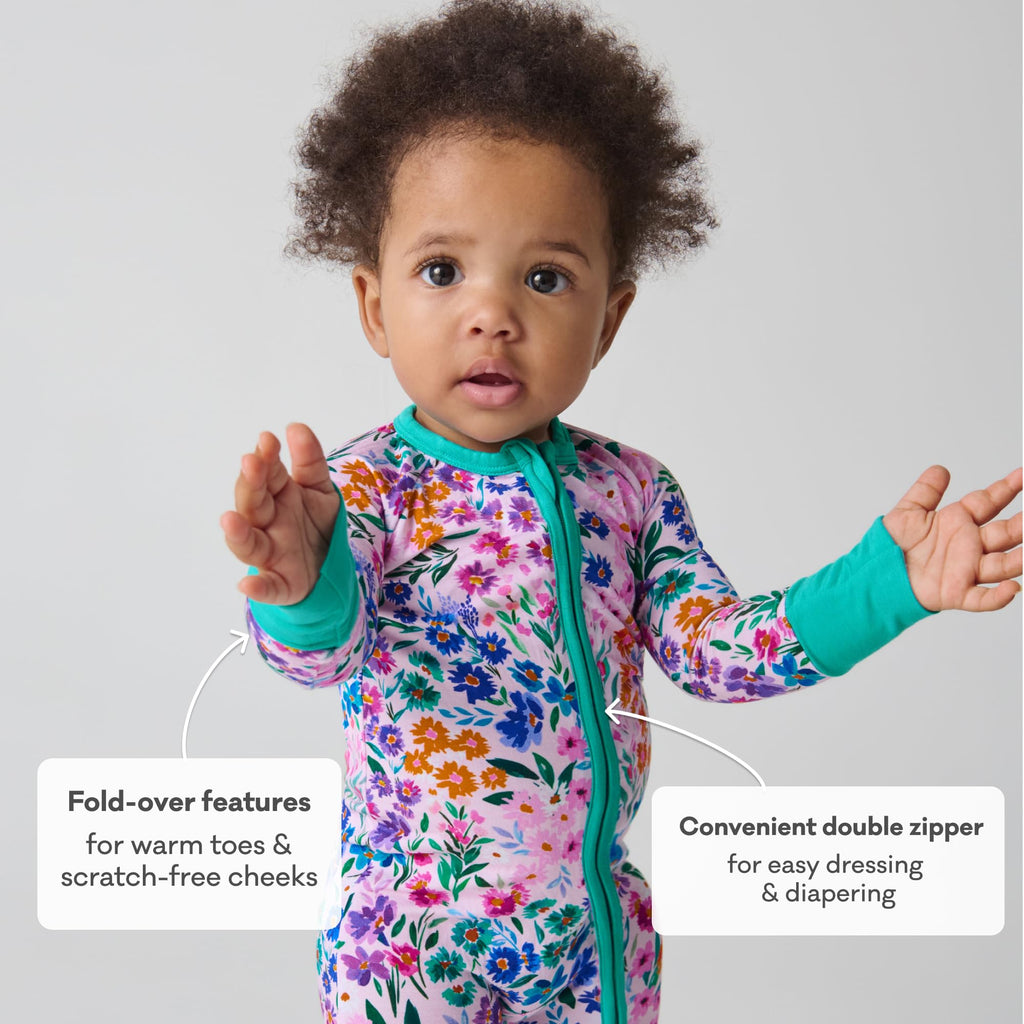 Little Sleepies Baby Pajamas, Sweet Pea, 3T