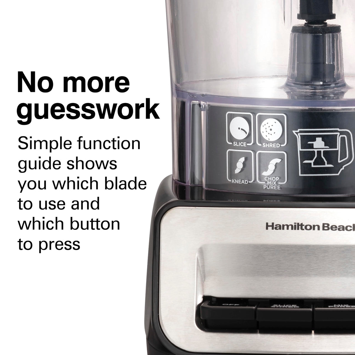 Hamilton Beach Stack & Snap 14 Cup Food Processor and Vegetable Chopper