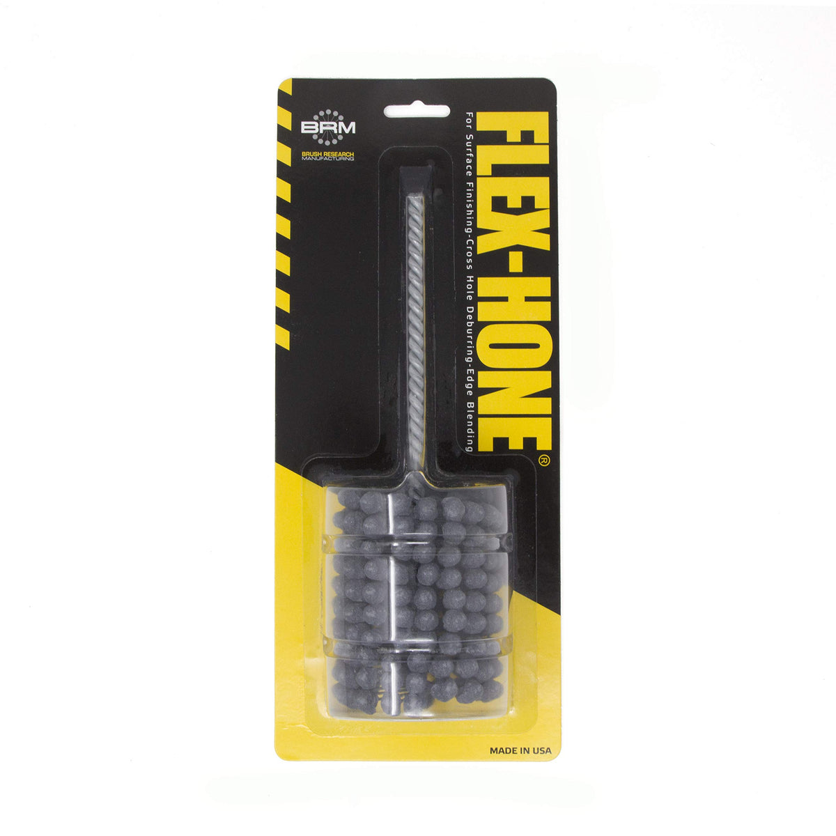 Brush Research BC23812 FLEX-HONE®, 2-3/8" (60.3mm) Diameter, 120 Grit, Silicon Carbide, for Mild Steel, Stainless Steel, Cast Iron and Softer Ferrous Materials