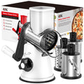 GDL Cheese Grater Hand Crank, Rotary Cheese shredder, Vegetable Slicer
