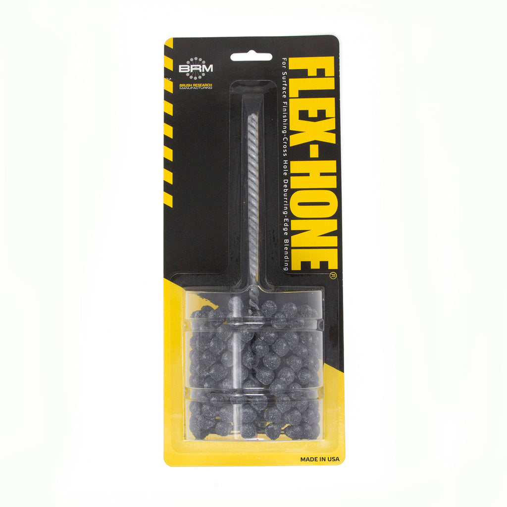 Brush Research BC23412 FLEX-HONE®, 2-3/4" (69.9mm) Diameter, 120 Grit, Silicon Carbide, For Mild Steel, Stainless Steel, Cast Iron and Softer Ferrous Materials