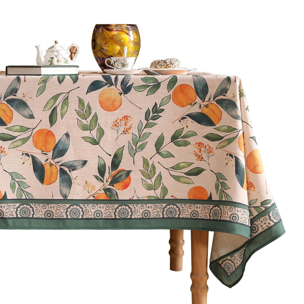 patdrea Vintage French Linen Tablecloth,Square,55"x55"-Wensel