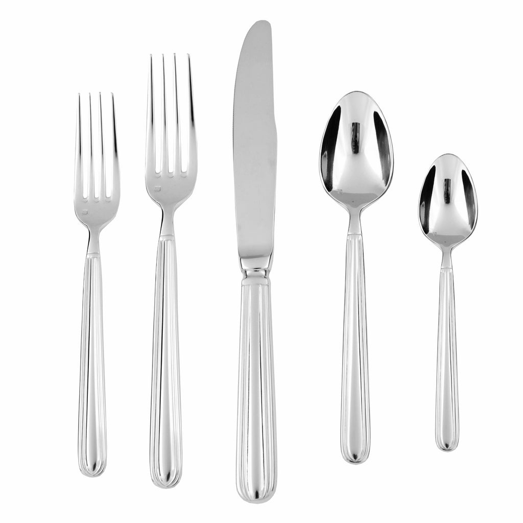 Fortessa Metropolitan 18/10 Stainless Steel Flatware Serving Fork, 9.25-Inch