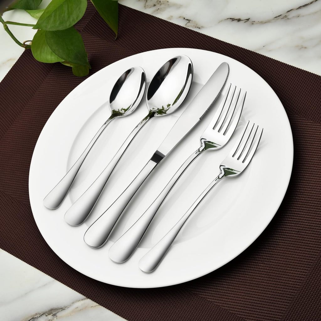 Silverware Set for 12,60 Piece Stainless Steel Flatware Utensil Cutlery Set