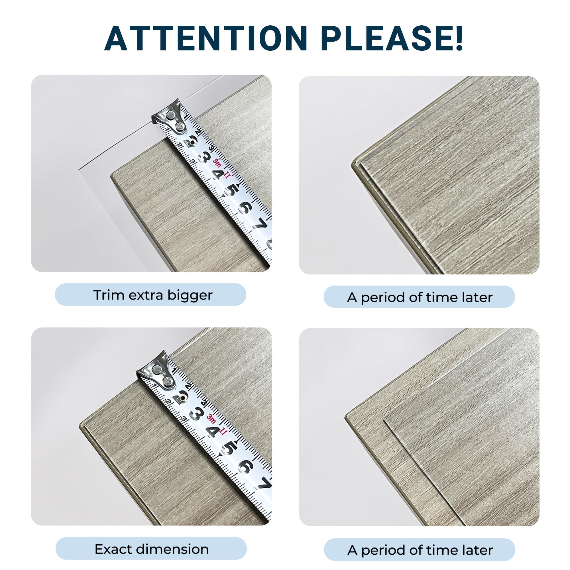 NAP2WELL Clear Table Cover Protector 36 x 60 Inch, 1.5mm Plastic Desk Mat
