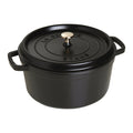 Staub 7-Qt Dutch Oven, Serves up to 7-8 People, Oven Safe to 500°F, Black