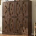 Unikito 71" Tall Pantry Cabinet with Adjustable Shelves and 2 Drawers