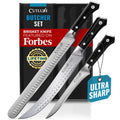 Cutluxe Butcher Knife Set, Brisket, Breaking & Boning Knife for Meat
