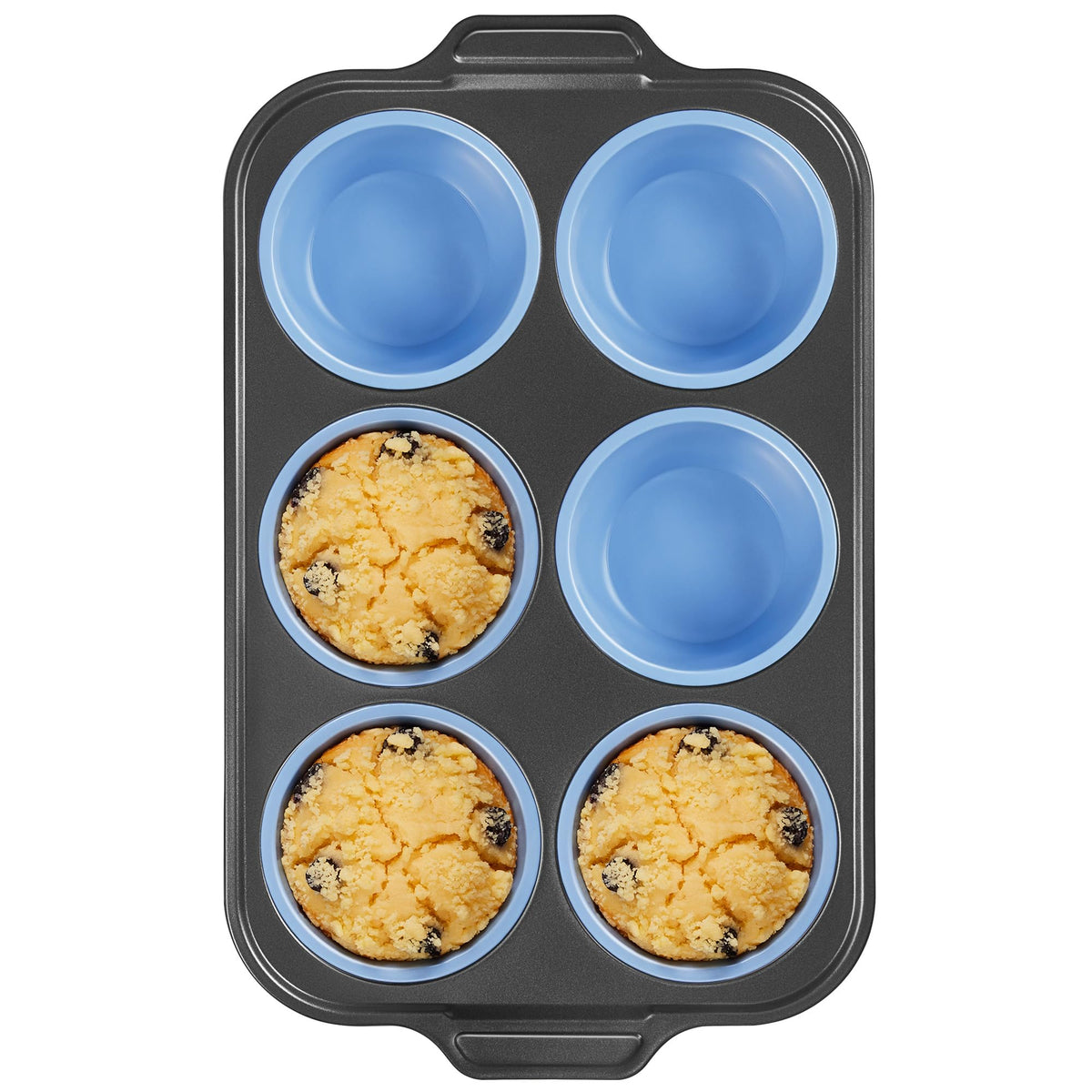 BRONYPRO Silicone Muffin Pans for Baking with Metal Frame, Egg Bite Molds, Cupcake Pans 12 Regular Size, Muffin Tins Easy to Pop Nonstick Non Toxic Bakeware for Oven,Rose Pink