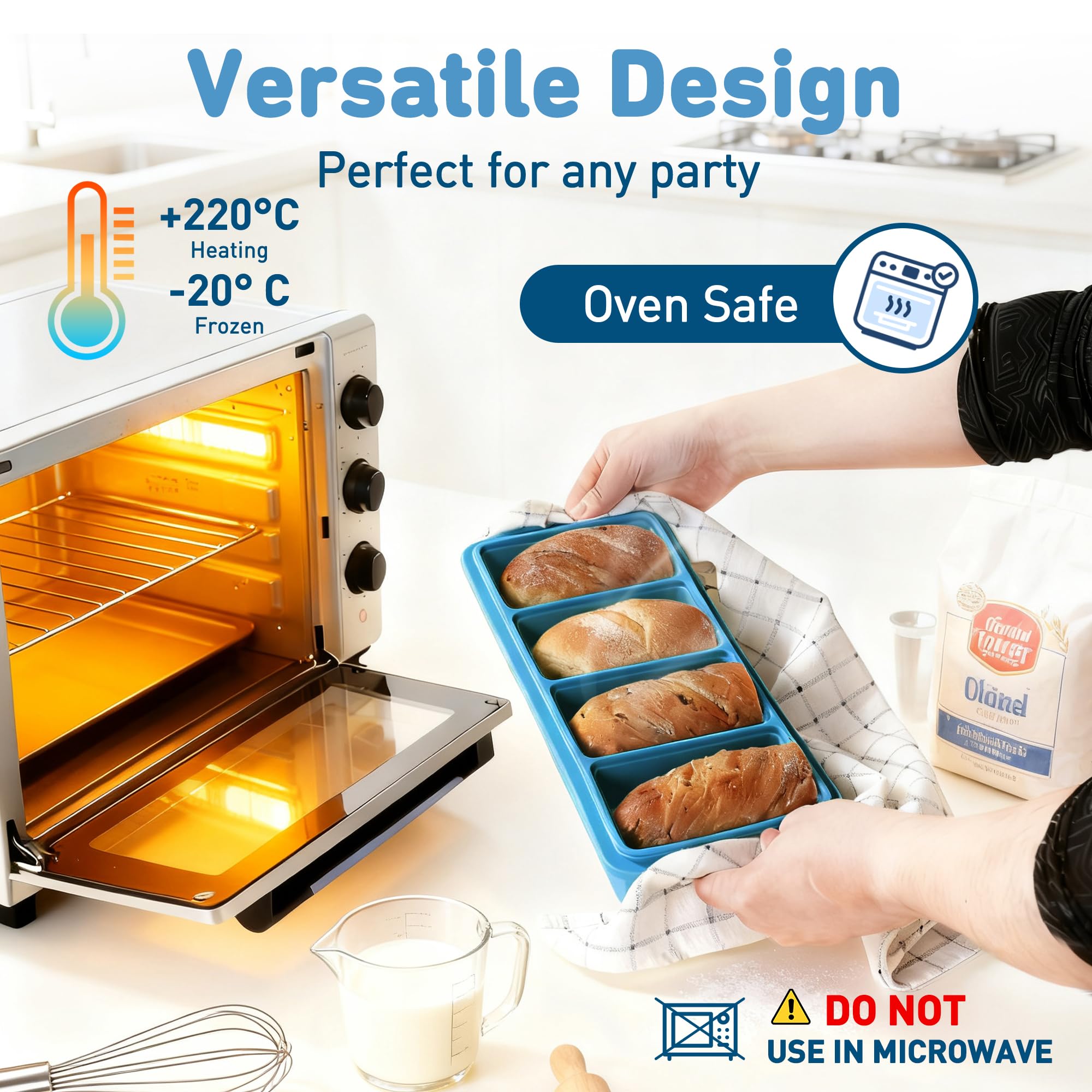 Silicone Freezer Tray with Lid Soup Freezer Container Molds with Steel Reinforced Rim for Freezing Soup Sauce Broth Leftovers large Ice Cube Molds Oven Dishwasher Safe Ice Trays for Freezer with Bin