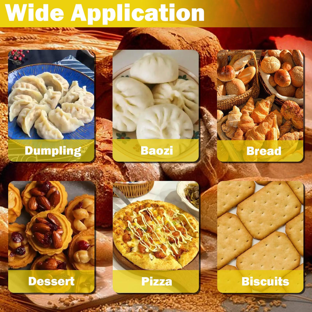 TECHTONGDA Commercial Dough Divider Electric Quantitative Dough Cutter 1-500g Pneumatic Dough Machine Pastry Dough Lump Spacer