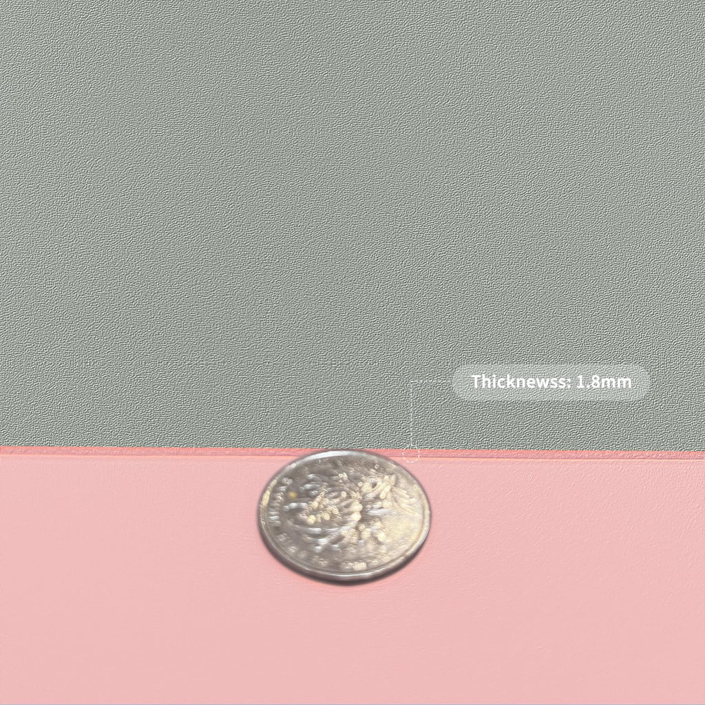 Zinkooat Leather Desk Mat,1.8mm Thick,16x60 Inch Desk Cover,Desk Protector Mat,Dresser Cover Top,XL Desk Mat,Table Top Protector,Dresser Protector Top(Pink+Silvery,16x60)