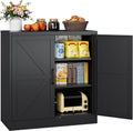 SISESOL 71" Tall Pantry Cabinet with 2 Doors and 5 Shelves,Kitchen Pantry Storage Cabinets,White Metal Storage Cabinet,Wide Deep Food Cupboard for Home,Kitchen,Dining/Living Room