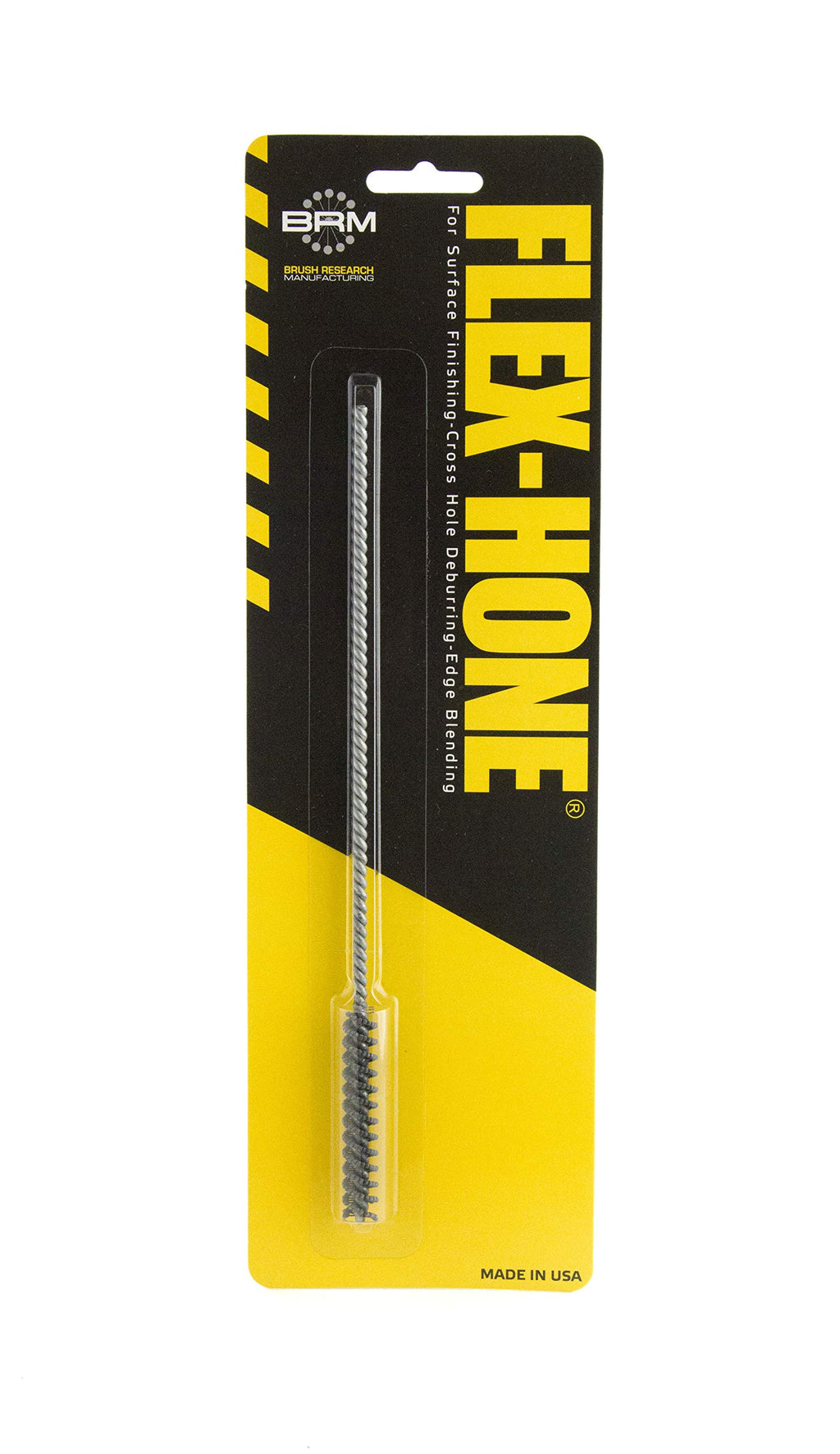 Brush Research BC7M12 FLEX-HONE®, 0.276" (7mm) Diameter, 120 Grit, Silicon Carbide, for Mild Steel, Stainless Steel, Cast Iron and Softer Ferrous Materials