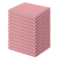Homaxy 100% Cotton Waffle Weave Kitchen Dish Cloths 12-Pack, Coffee