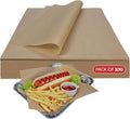 Brown Deli Paper Sheets, 12" x 12" (100 pcs.) - USA-Made Premium Food Basket Liners - PFAS-free Grease Resistant Deli Paper Sheets for Snack & Baking Wrap, Picnic & Party by IDL Packaging